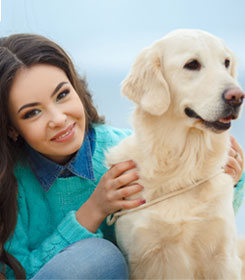 Woman With Dog